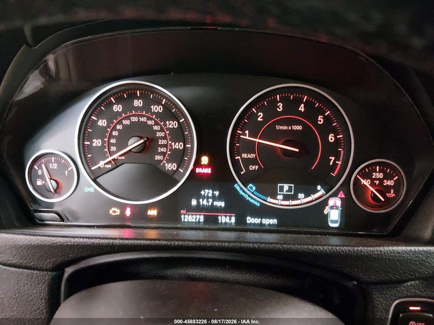 BMW 340I 2016 VIN WBA8B7C56GK703417