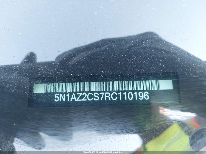 NISSAN MURANO 2024 VIN 5N1AZ2CS7RC110196