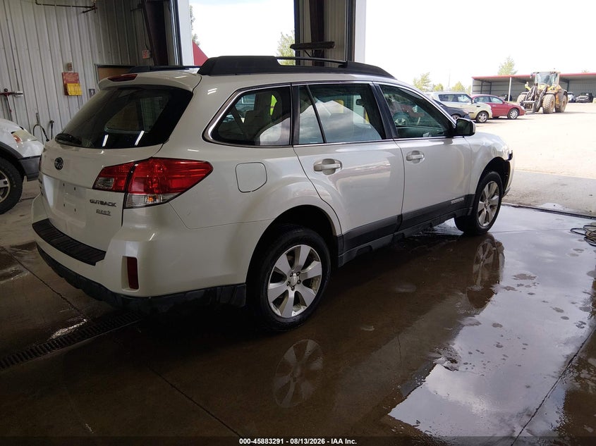 2012 SUBARU OUTBACK auction photo 4