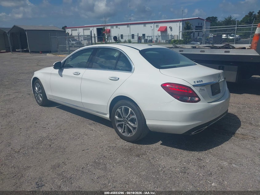 Vin: 55swf4kb4ju240345, lot: 46382330, mercedes-benz c 300 4matic 20183