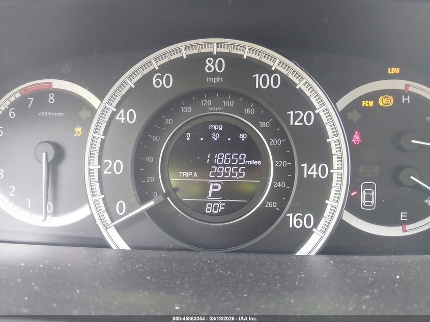 2013 HONDA ACCORD auction photo 7