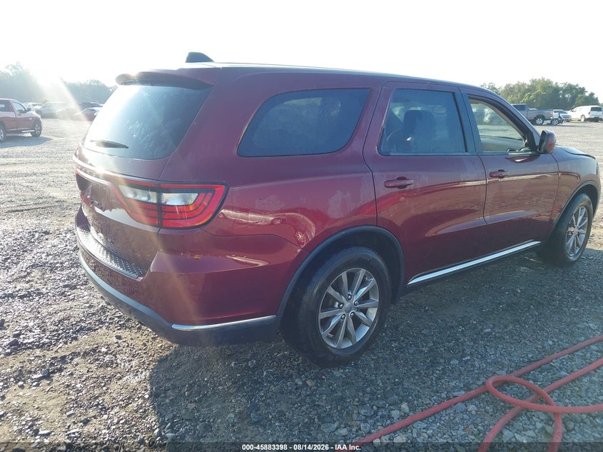 Vin: 1c4rdhagxjc114870, lot: 46382432, dodge durango sxt rwd 20184