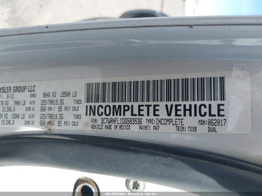 2013 RAM 5500 PICKUP N/A