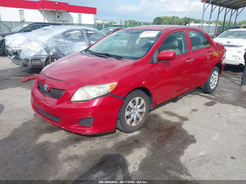 2010 Toyota Corolla, Front End, IAAI, VIN 2T1BU4EE8AC391849 — photo 2