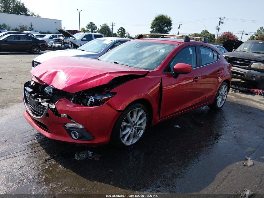 2014 Mazda 3, Удар спереду, IAAI, VIN JM1BM1M3XE1162761 — фото 2