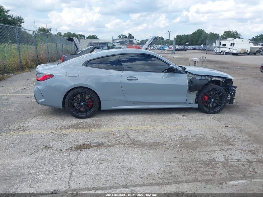 2022 BMW 4ER COUPE 2.0L I-4 DI, DOHC, VVT, TURBO, PREMIUM , 255HP