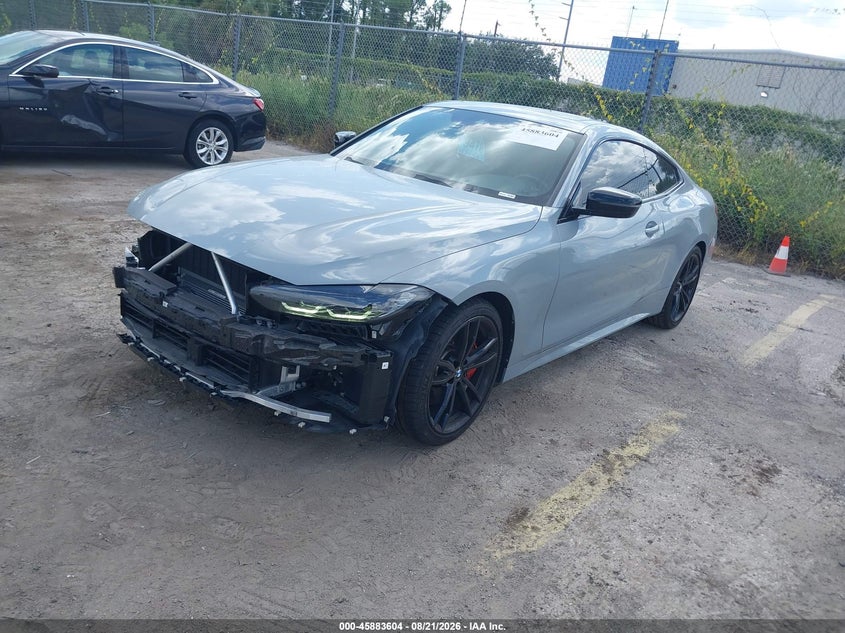 2022 BMW 4ER COUPE 2.0L I-4 DI, DOHC, VVT, TURBO, PREMIUM , 255HP