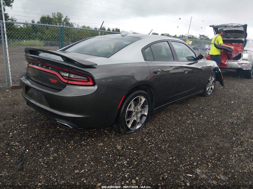 2015 DODGE CHARGER auction photo 4