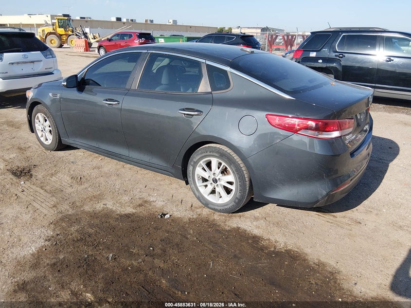 Vin: knagt4l30g5083801, lot: 46382665, kia optima lx 20163