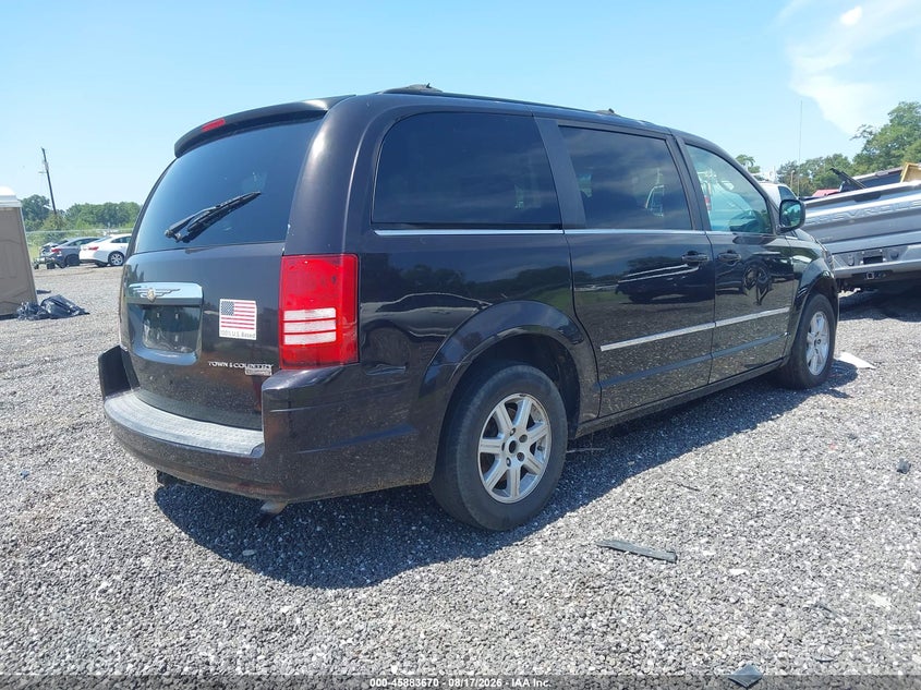 Vin: 2a4rr5d15ar260781, lot: 46382704, chrysler town & country touring 20104