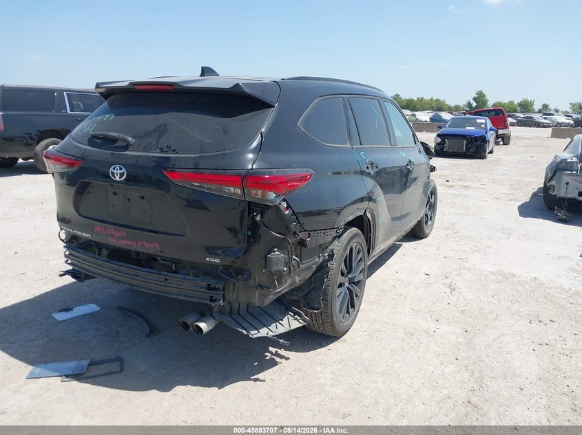 Vin: 5tdkdrah8ps018436, lot: 46382741, toyota highlander xse 20234