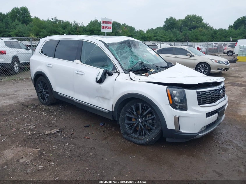 2021 Kia Telluride Sx, Стихія, IAAI, VIN 5XYP54HC5MG148831