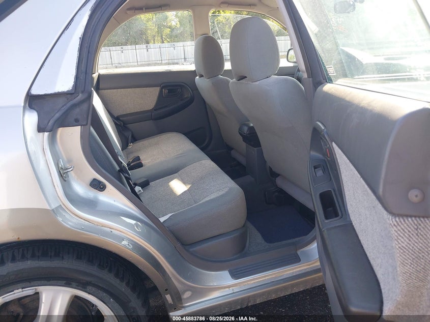 2004 SUBARU IMPREZA WAGON 2.5L H-4 165HP