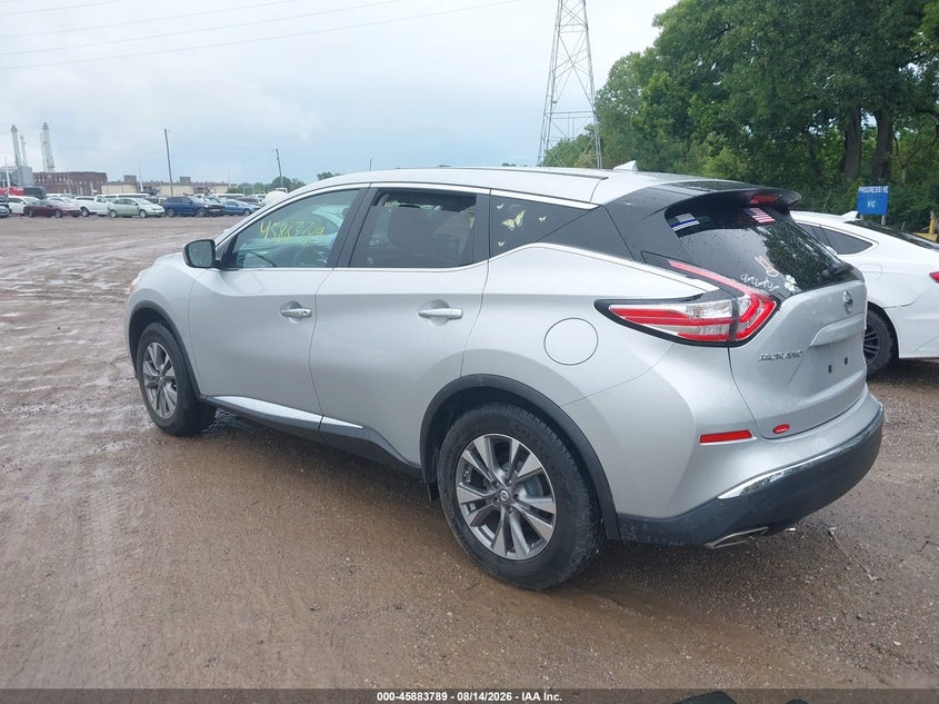 Vin: 5n1az2mh5gn119693, lot: 46382823, nissan murano platinum/s/sl/sv 20163