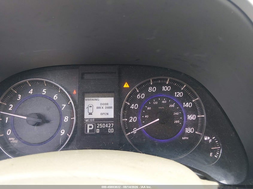 2012 INFINITI FX35 auction photo 7