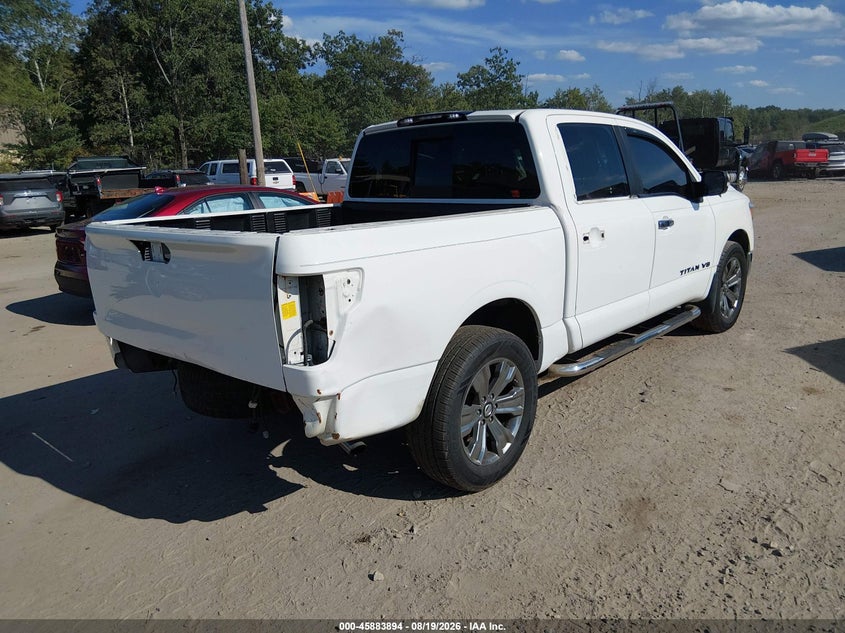 Vin: 1n6aa1e53kn502063, lot: 46382928, nissan titan sv 20194