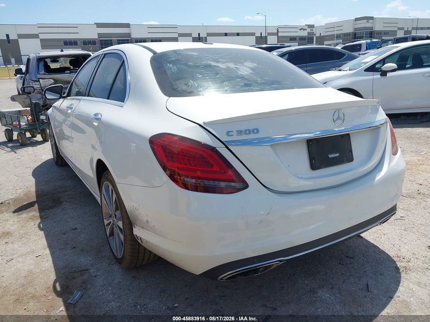 Vin: 55swf8db8ku286573, lot: 46382950, mercedes-benz c 300 20193