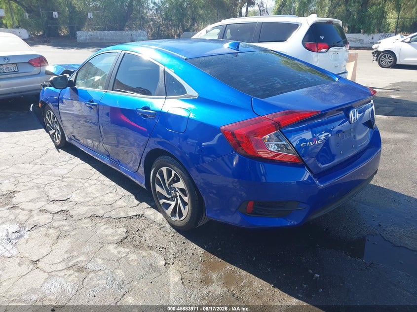 Vin: 2hgfc2f73jh596768, lot: 46383006, honda civic ex 20183