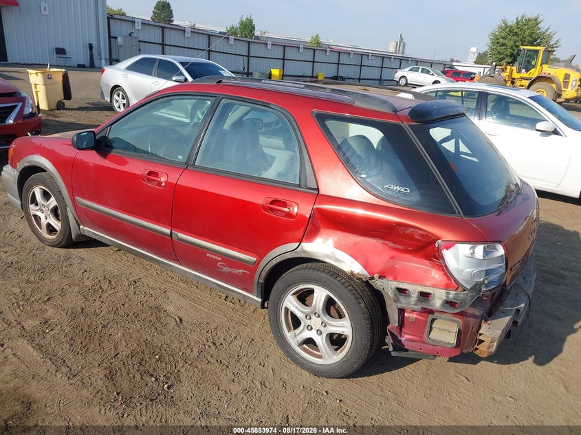 2002 SUBARU IMPREZA OUTBACK SPORT auction photo 3