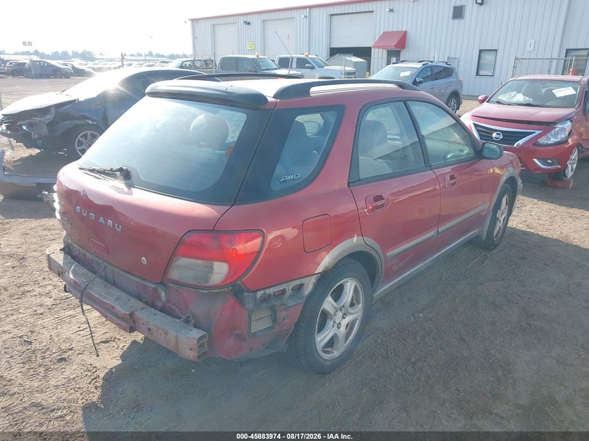 2002 SUBARU IMPREZA OUTBACK SPORT auction photo 4