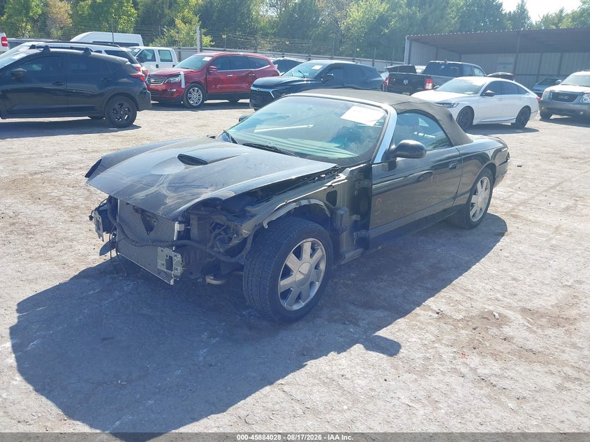 2002 Ford Thunderbird, Front End, IAAI, VIN 1FAHP60A82Y112274 — photo 2