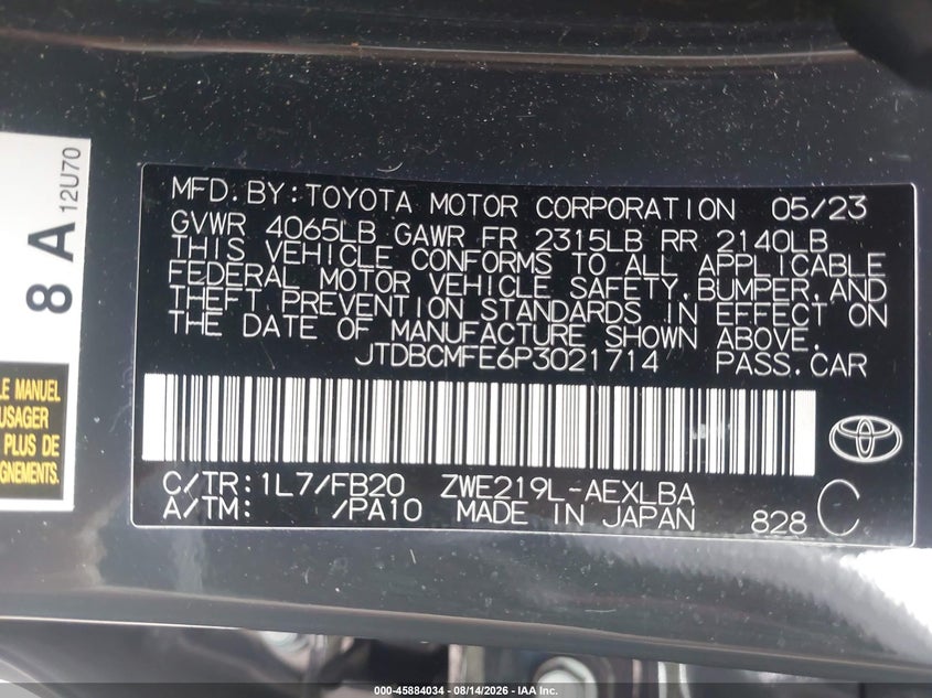 TOYOTA COROLLA - zdjęcie 9