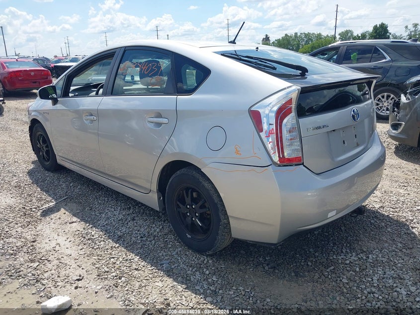 2013 TOYOTA PRIUS auction photo 3