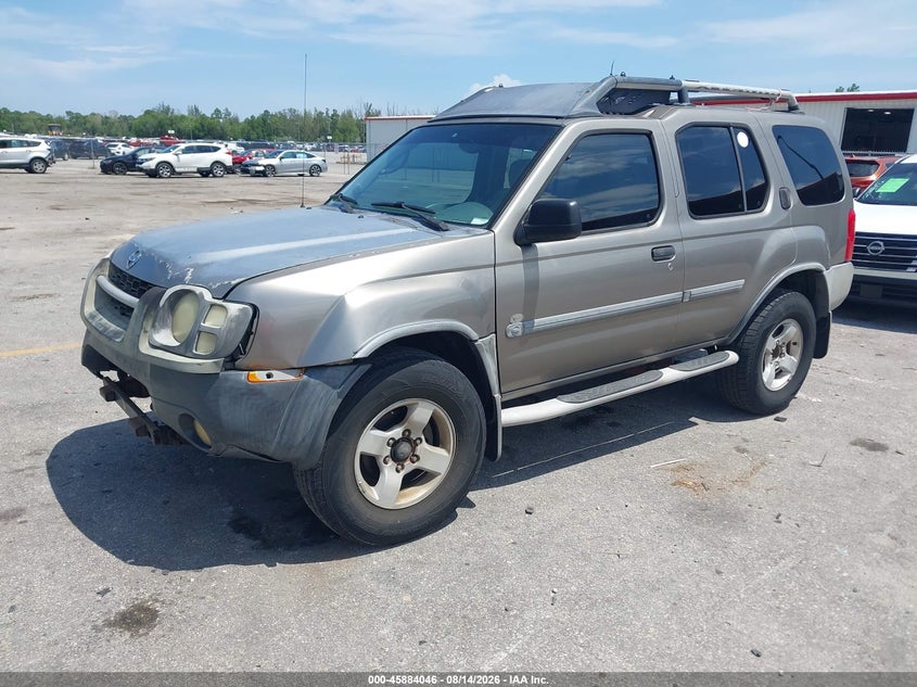 2004 Nissan Xterra Xe, Front End, IAAI, VIN 5N1ED28T54C670406 — photo 2