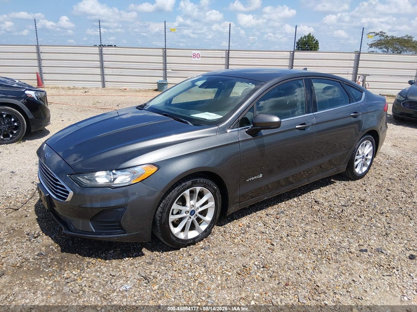 Vin: 3fa6p0lu5kr258687, lot: 46383211, ford fusion hybrid se 20192