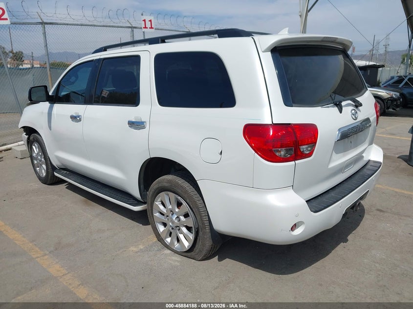 Vin: 5tdyy5g15cs041183, lot: 46383222, toyota sequoia platinum 5.7l v8 20123