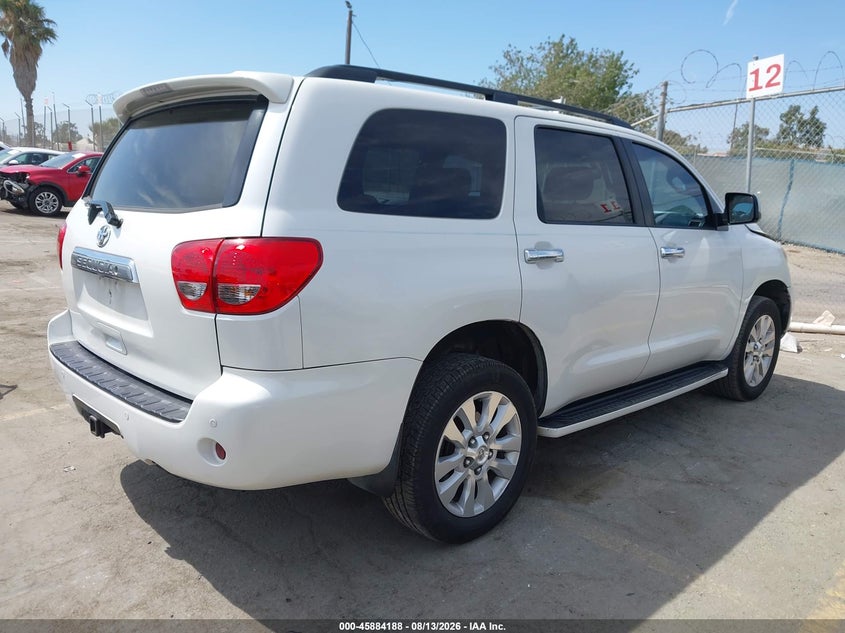 Vin: 5tdyy5g15cs041183, lot: 46383222, toyota sequoia platinum 5.7l v8 20124
