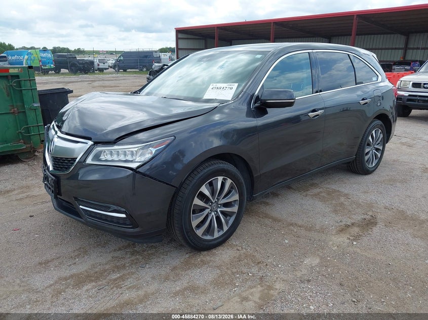 2016 ACURA MDX auction photo 2