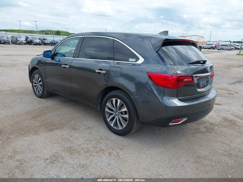 2016 ACURA MDX auction photo 3
