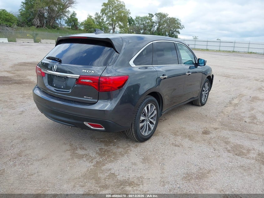 2016 ACURA MDX auction photo 4