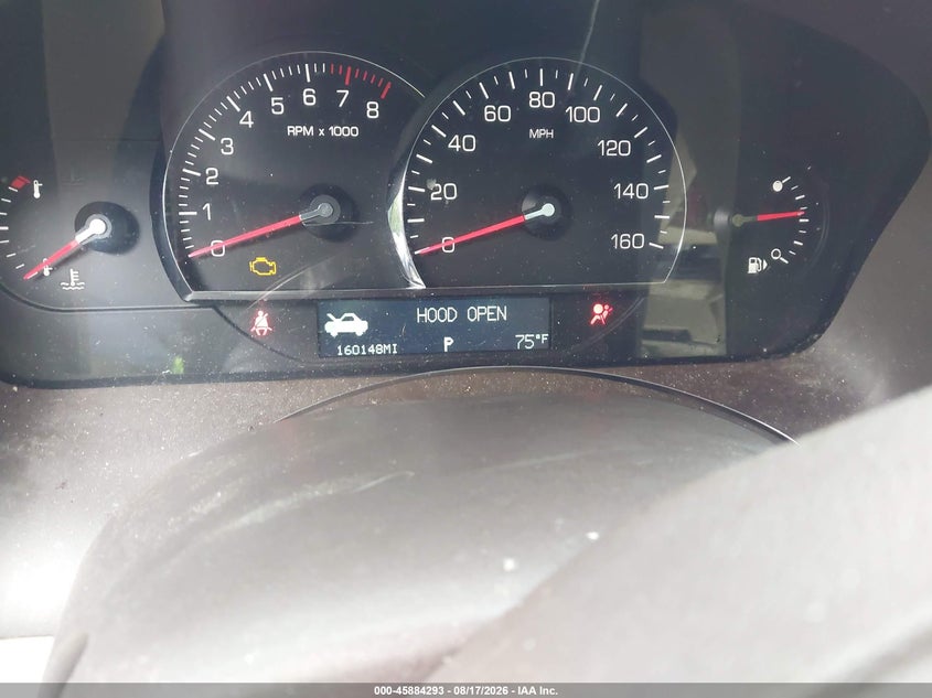 CADILLAC SRX 2008 VIN 1GYEE637180103324