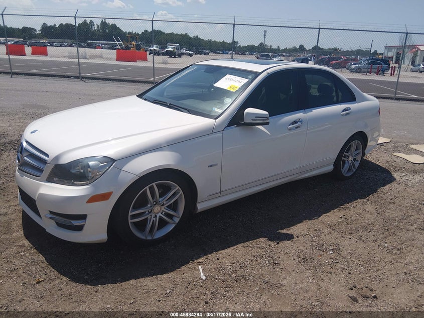 2012 MERCEDES-BENZ C 250 auction photo 2
