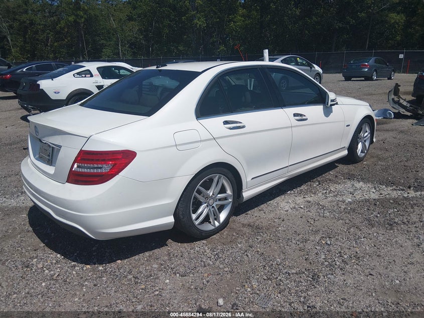 2012 MERCEDES-BENZ C 250 auction photo 4