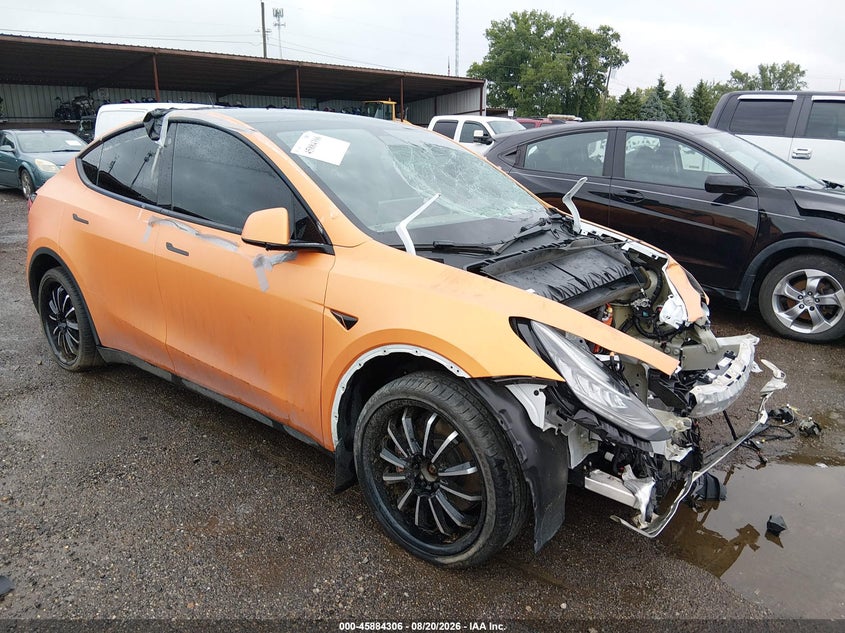 Vin: 7saygdee7nf309373, lot: 46383340, tesla model y long range dual motor all-wheel drive 2022 img_1