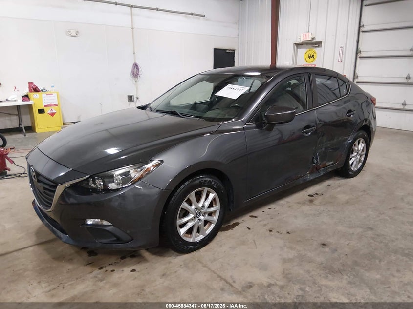 2014 Mazda 3, Left Side, IAAI, VIN JM1BM1V76E1112263 — photo 2