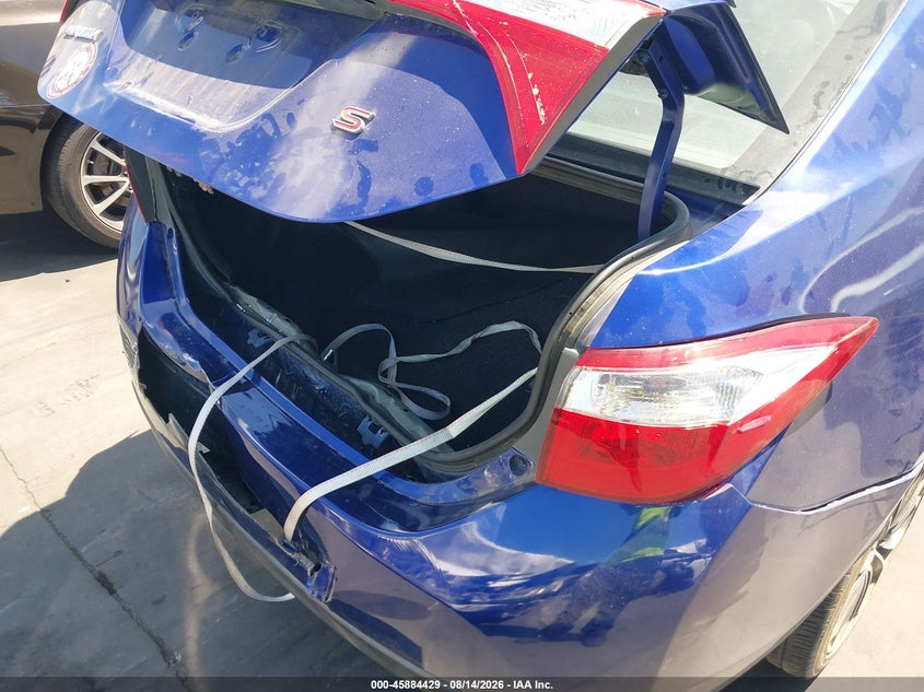 2015 TOYOTA COROLLA SEDAN 1.8L I-4 DOHC, VVT, 132HP