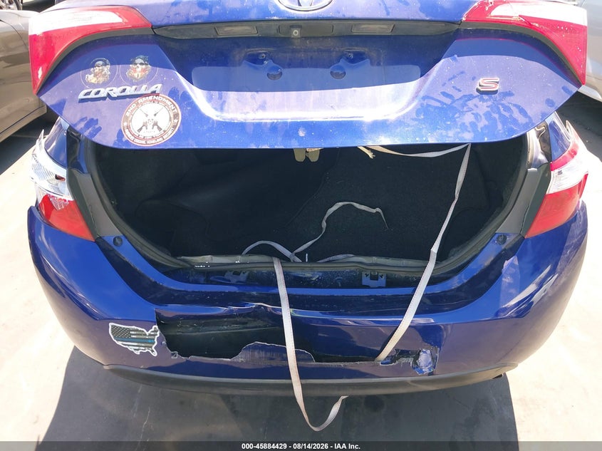 2015 TOYOTA COROLLA SEDAN 1.8L I-4 DOHC, VVT, 132HP