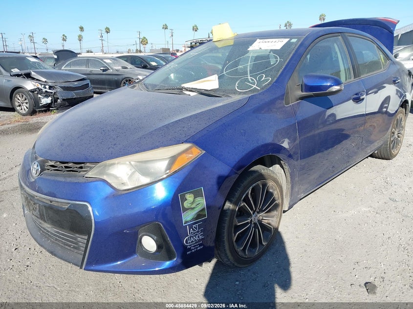2015 TOYOTA COROLLA SEDAN 1.8L I-4 DOHC, VVT, 132HP