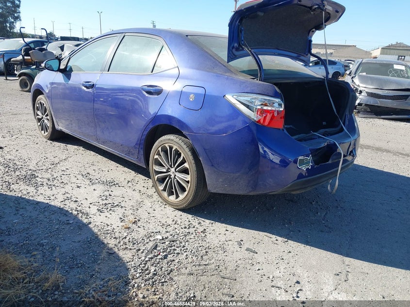 2015 TOYOTA COROLLA SEDAN 1.8L I-4 DOHC, VVT, 132HP