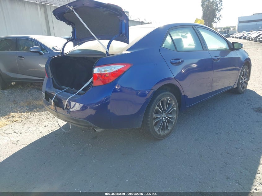 2015 TOYOTA COROLLA SEDAN 1.8L I-4 DOHC, VVT, 132HP