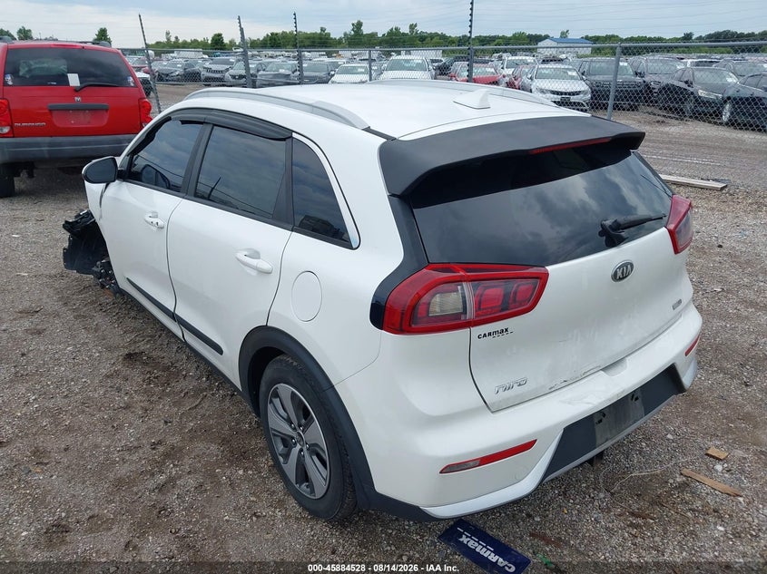 Vin: kndcb3lc2k5243779, lot: 46383562, kia niro lx 20193