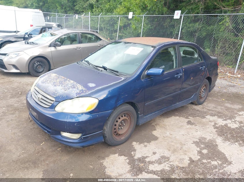2003 Toyota Corolla, Обычный износ, IAAI, VIN 2T1BR32E43C088473 — фото 2