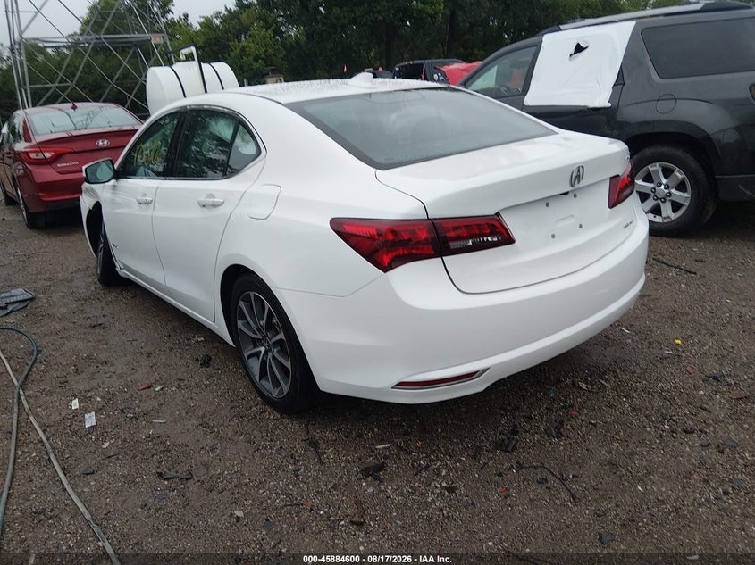 Vin: 19uub3f50ga004667, lot: 46383634, acura tlx v6 tech 20163