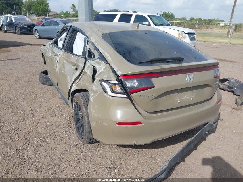 HONDA CIVIC SEDAN 2025 VIN 19XFL2H88SE023253