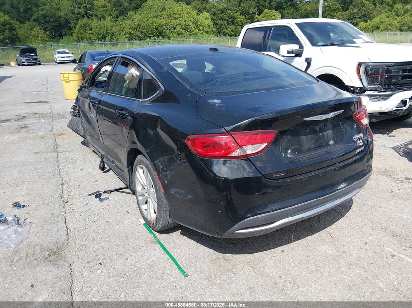 Vin: 1c3cccab7fn739789, lot: 46383684, chrysler 200 limited 20153