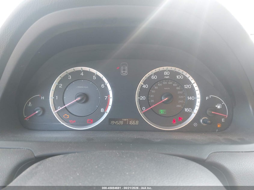 HONDA ACCORD 2009 VIN 1HGCP25409A008012